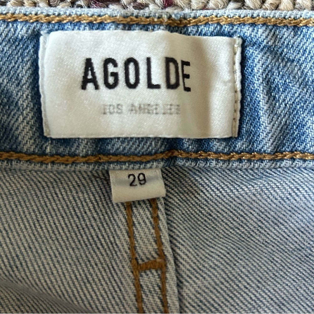 Agolde Riley Cropped Jeans Size 29 - Picture 8 of 10